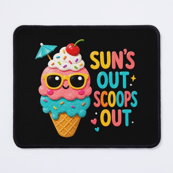 Item preview, Sun's Out Scoops Out Ice Cream designed and sold by Liv Solara.