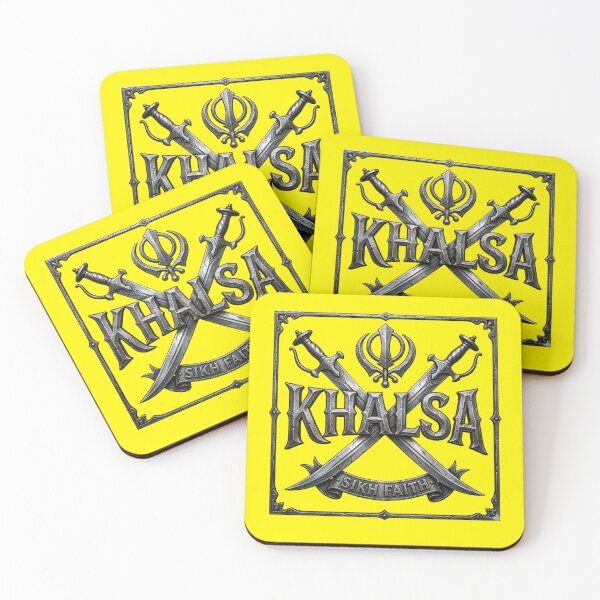 Item preview, Khalsa Sikh Faith Warrior Emblem | Khanda & Crossed Swords Design designed and sold by SinghMerchUniverse.