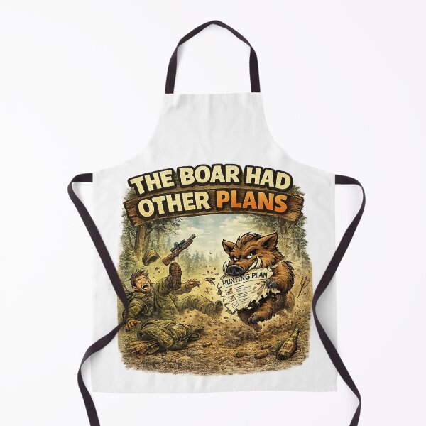 Item preview, The Boar Had Other Plans - Funny Hunting Design designed and sold by C6S5M.