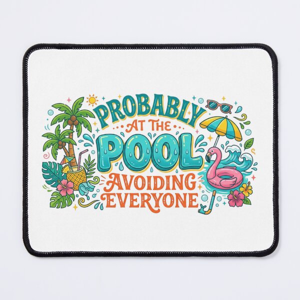 Item preview, Probably at the pool avoiding people- summer design designed and sold by RahRahsCreation.