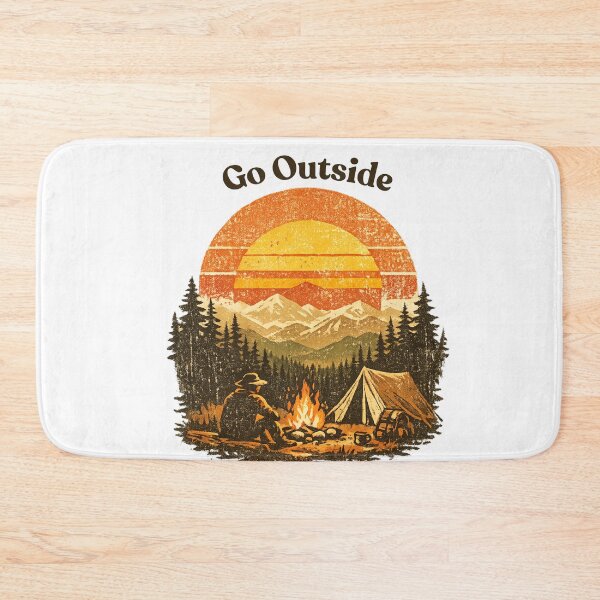 Item preview, The Last Campfire Club Vintage Camping T-Shirt | Retro Mountain Adventure National Park Design designed and sold by MonaRose_Art.
