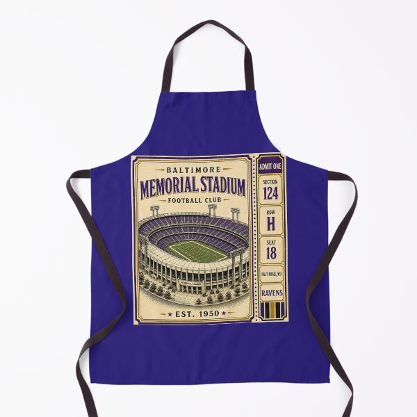 Item preview, Memorial Stadium Vintage Ticket | Baltimore Retro Football Stadium designed and sold by GhostDawgs.