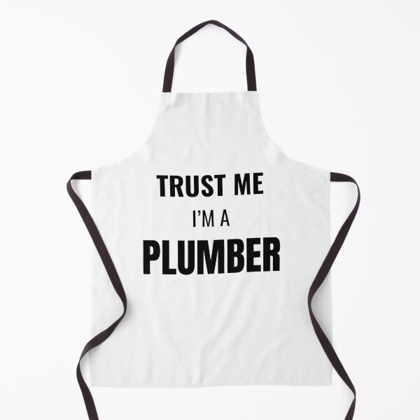 Item preview, Trust Me I'm a Plumber (Black) designed and sold by ShipCrewNation.