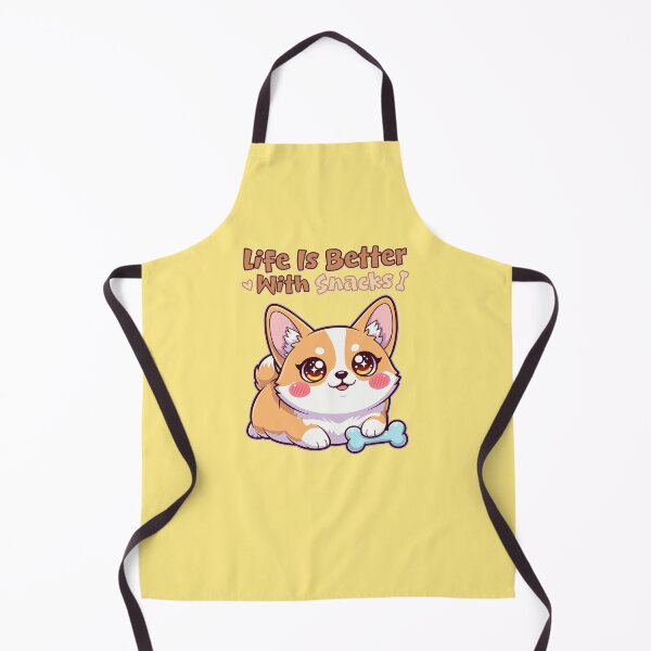 Item preview, Cute Puppy Corgi - Life Is Better With Snacks designed and sold by Juka-Arts-CC.