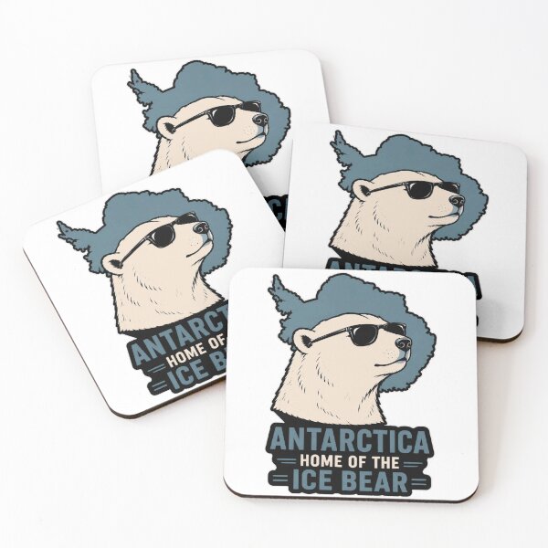 Item preview, Antarctica Home of the Ice Bear Polar Bear Shirt Wildlife Tee designed and sold by PINK FREE.