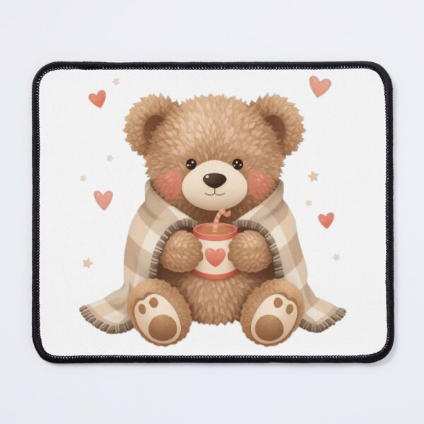 Item preview, Cozy Bear Club Hot Chocolate Sticker designed and sold by Stylestickers55.