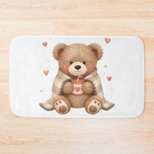Item preview, Cozy Bear Club Hot Chocolate Sticker designed and sold by Stylestickers55.