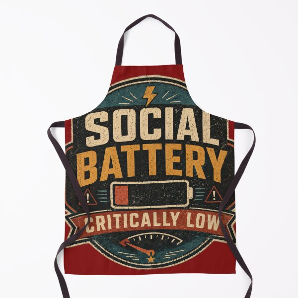 Item preview, Social Battery Critically Low designed and sold by JBX Design.
