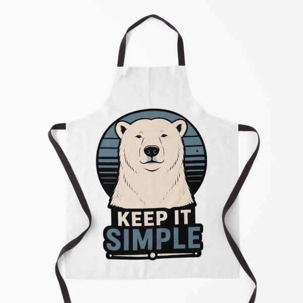 Item preview, Keep It Simple Polar Bear Shirt Minimalist Wildlife Nature Tee designed and sold by PINK FREE.