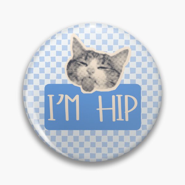 Item preview, I'm Hip Vintage Cat Artwork designed and sold by FlowerBanks.