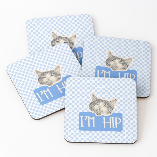 Item preview, I'm Hip Vintage Cat Artwork designed and sold by FlowerBanks.