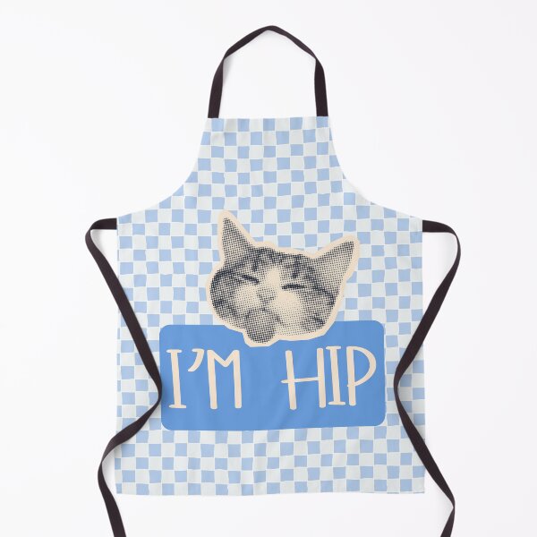 Item preview, I'm Hip Vintage Cat Artwork designed and sold by FlowerBanks.