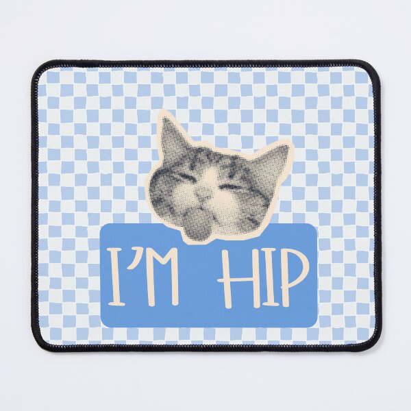 Item preview, I'm Hip Vintage Cat Artwork designed and sold by FlowerBanks.