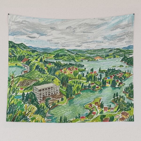 Item preview, Panoramic view of lakes designed and sold by CristianCEB.