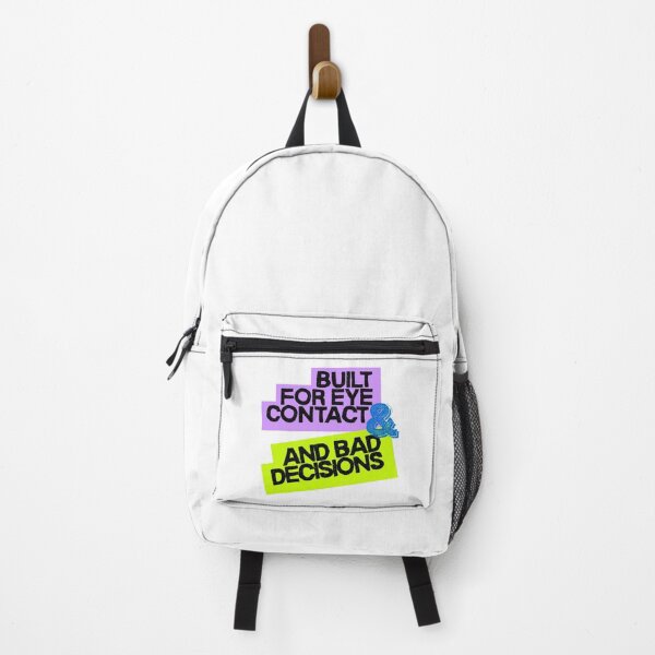 Item preview, Built For Eye Contact And Bad Decisions Funny Quote designed and sold by GAE-LLC.