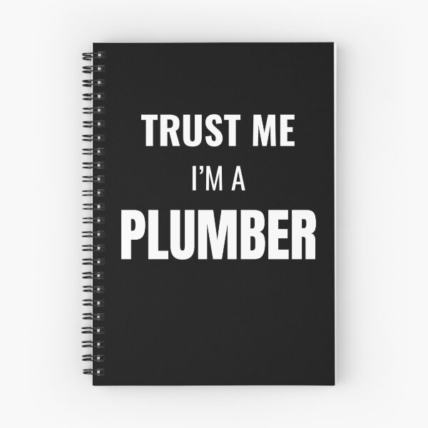 Item preview, Trust Me I'm a Plumber (White) designed and sold by ShipCrewNation.