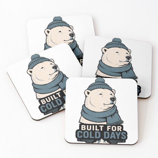 Item preview, Built For Cold Days Polar Bear Shirt Winter Wildlife Bear Tee designed and sold by PINK FREE.