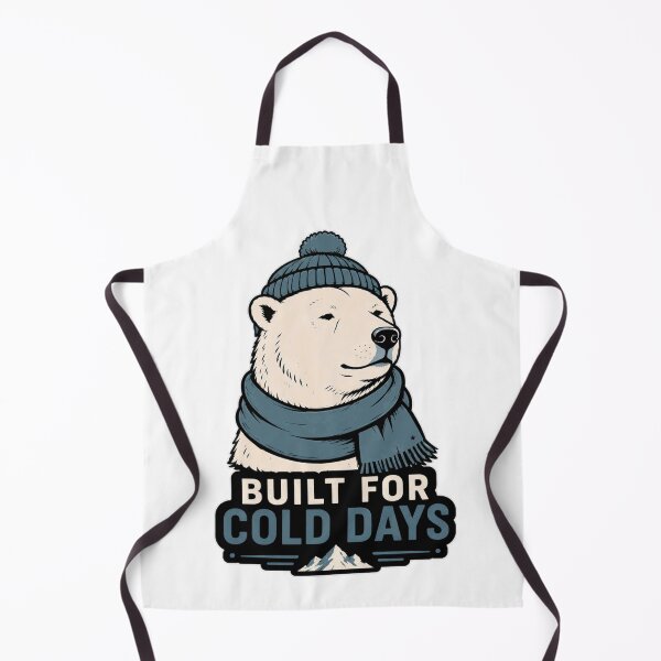 Item preview, Built For Cold Days Polar Bear Shirt Winter Wildlife Bear Tee designed and sold by PINK FREE.