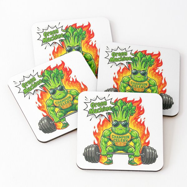 Item preview, Green Machine - Champion Celery Powerlifter designed and sold by RMzDesignz.