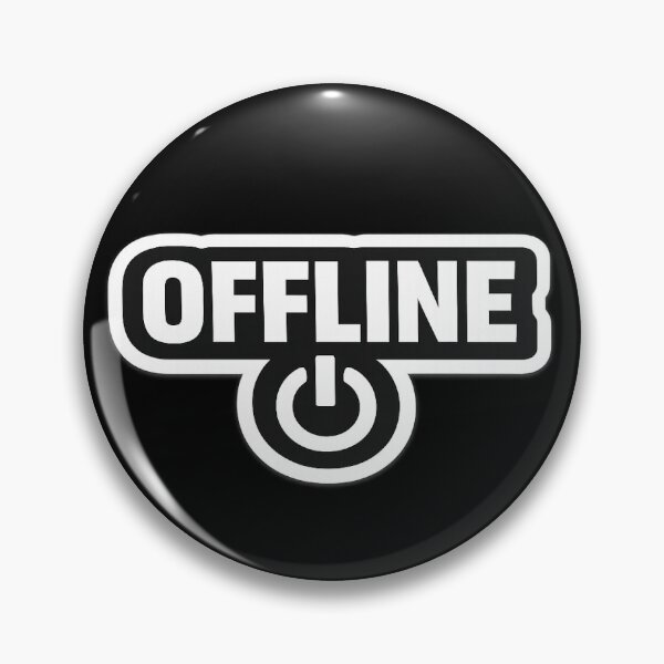 Item preview, OFFLINE Funny Sticker designed and sold by WestonStudio.