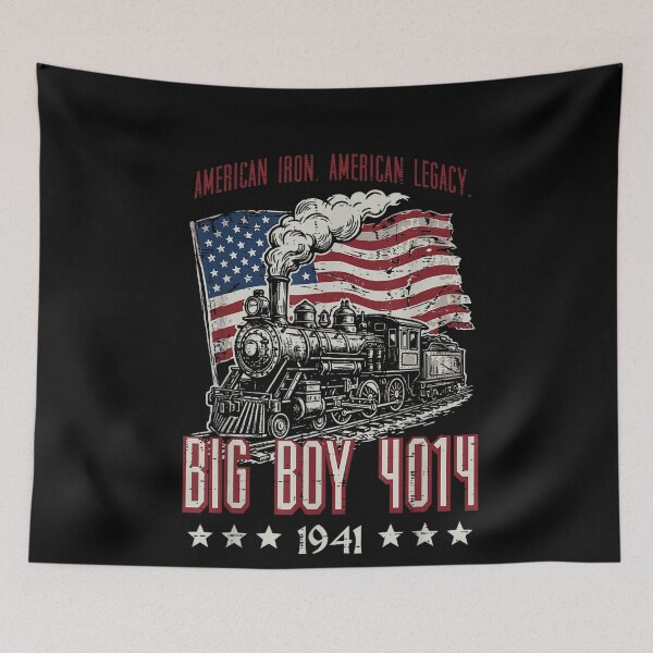 Item preview, Big Boy 4014 American Steam Train Vintage designed and sold by studiopekepeke.