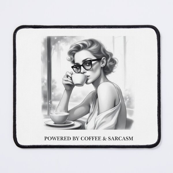 Item preview, Powered By Coffe Sarcasm - Love Coffe designed and sold by Terannart.