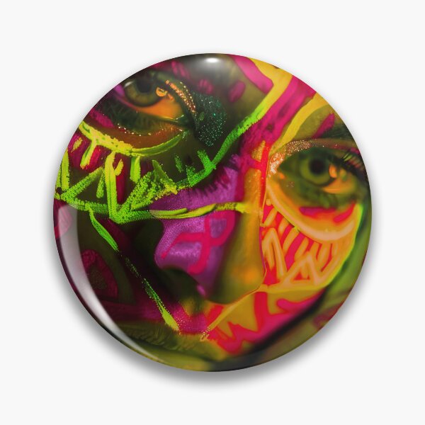 Item preview, Fantasy Female Face With Tattoo Close-Up Photo Art designed and sold by DEC02.