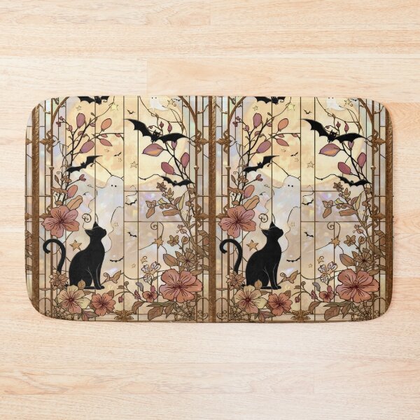 Item preview, Cats  Elegant Gothic Stained Glass designed and sold by BriSher.