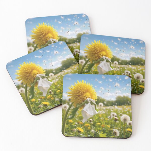 Item preview, Dandelion Sneezing In a Tissue designed and sold by Maria Dryfhout.