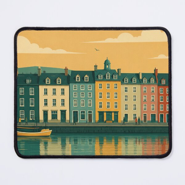 Item preview, Galway Ireland Vintage Travel Poster, Retro Waterfront Wall Art designed and sold by pod24.