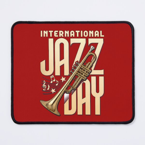 Item preview, Golden Trumpet Vintage – International Jazz Day designed and sold by Art-Arcade6.
