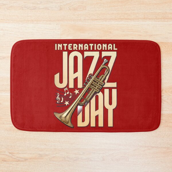 Item preview, Golden Trumpet Vintage – International Jazz Day  designed and sold by Art-Arcade6.