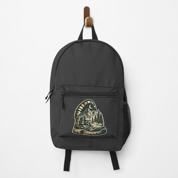 Item preview, Hiking Boot Night Trail Backpacker designed and sold by Corvoria.