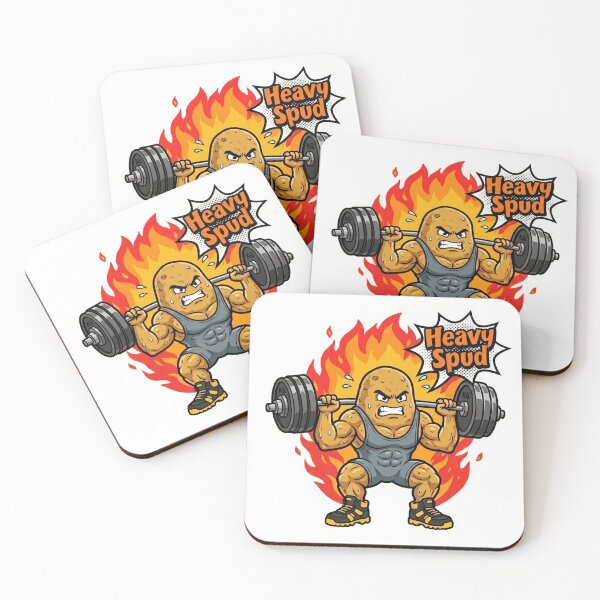 Item preview, Heavy Spud - Powerlifting Potato designed and sold by RMzDesignz.