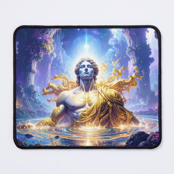 Item preview, Cosmic Greek God Golden Art designed and sold by BetweenForms.