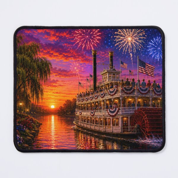 Item preview, 4th of July Riverboat Scene designed and sold by jgvisualarts.