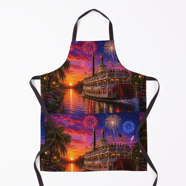 Item preview, 4th of July Riverboat Scene designed and sold by jgvisualarts.
