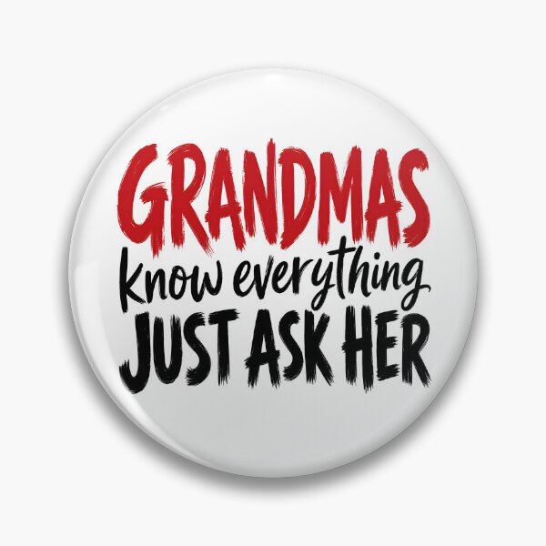 Item preview, Grandmas Know Everything Quote Typography Art designed and sold by MaduroStyling.