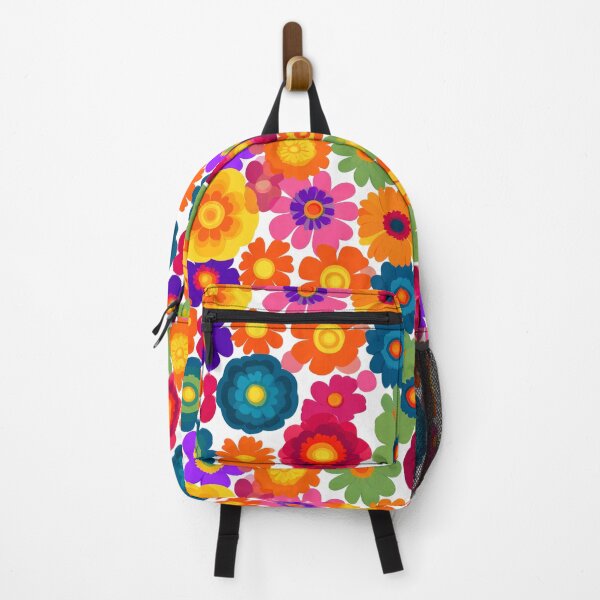 Item preview, Retro 1960's - 1970's Hippie Psychedelic Colorful Flowers Design designed and sold by DEC02.