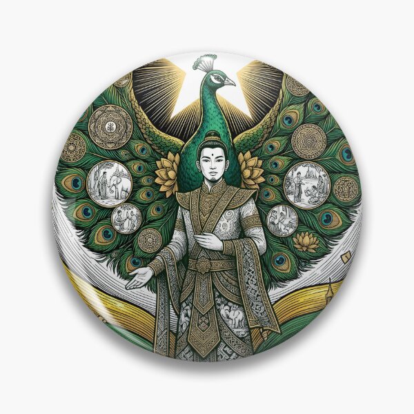 Item preview, Myanmar Vessantara Jataka Peacock Temple Design designed and sold by VoidAnimeStudio.