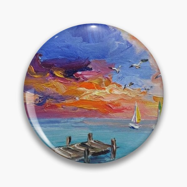 Item preview, Vibrant Sunset Over Pier designed and sold by Tanya Zevallos.