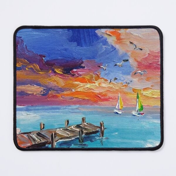Item preview, Vibrant Sunset Over Pier designed and sold by Tanya Zevallos.