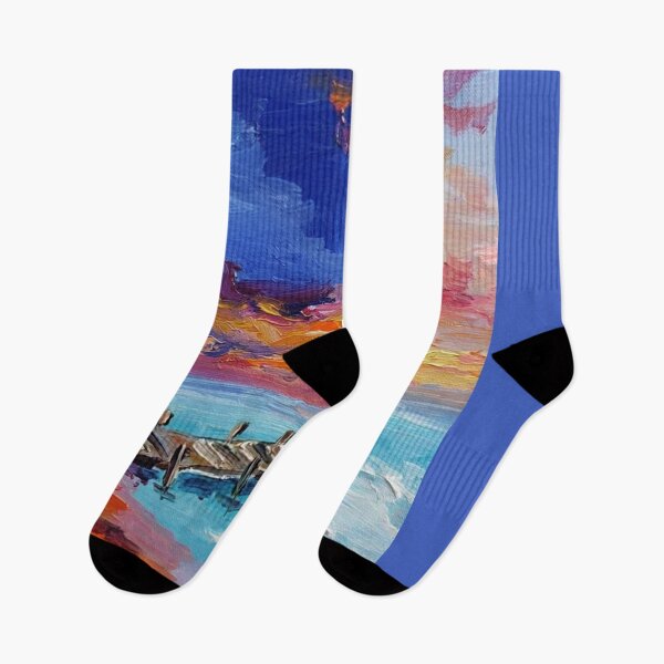 Item preview, Vibrant Sunset Over Pier designed and sold by Tanya Zevallos.