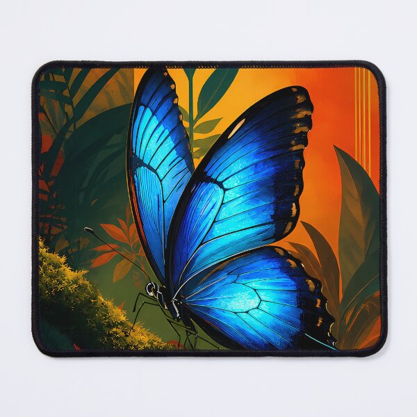 Item preview, Amazon Blue Morpho Butterfly – Tropical Contemporary Art designed and sold by BrazilArtShop.