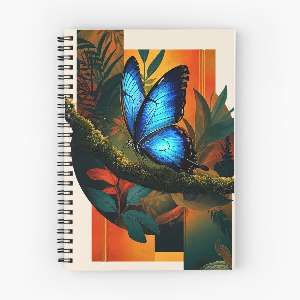 Item preview, Amazon Blue Morpho Butterfly – Tropical Contemporary Art designed and sold by BrazilArtShop.