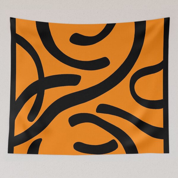 Item preview, Dynamic Orange and Black designed and sold by Natalie Holland.