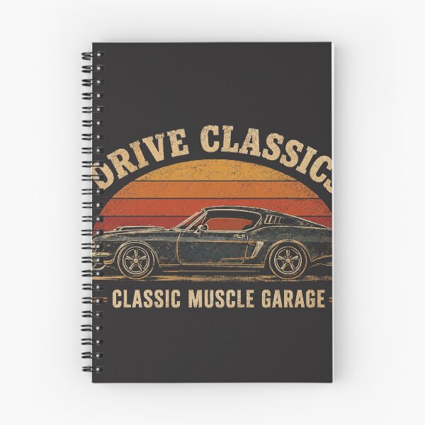 Item preview, Drive Classics ⭐ Retro Muscle Car Line Art Classic Car Gift designed and sold by UrbanPrintVibes.