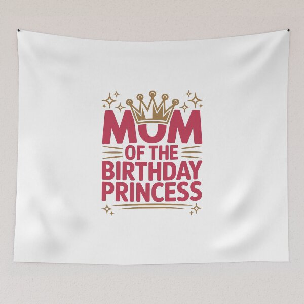 Item preview, Mom of the Birthday Princess designed and sold by jkrphoto.