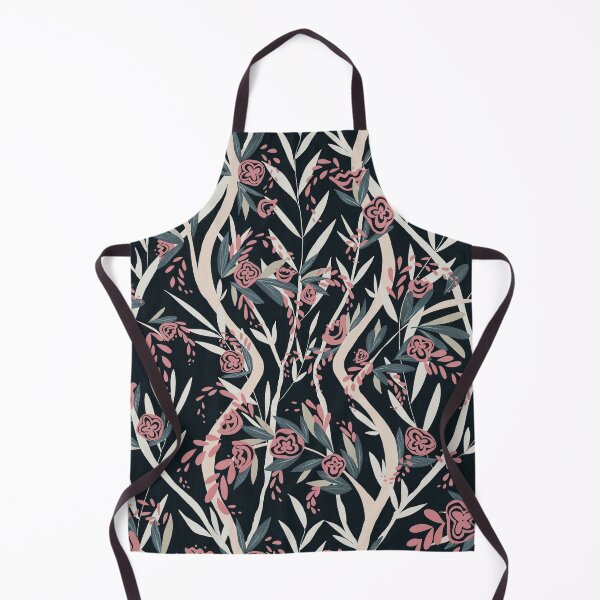 Item preview, French Floral Vine Chintz - Modern Black Rose Pink Multicolor designed and sold by LoveAlways-AEP.
