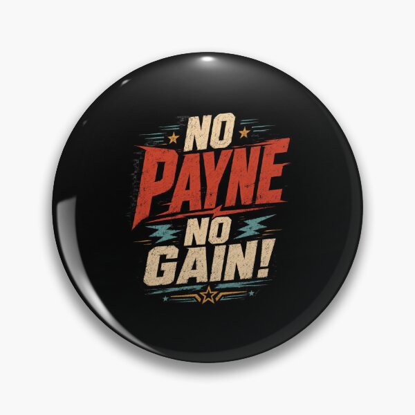 Item preview, No Pain No Gain Motivational Retro Fitness Graphic designed and sold by FormalDehyena.